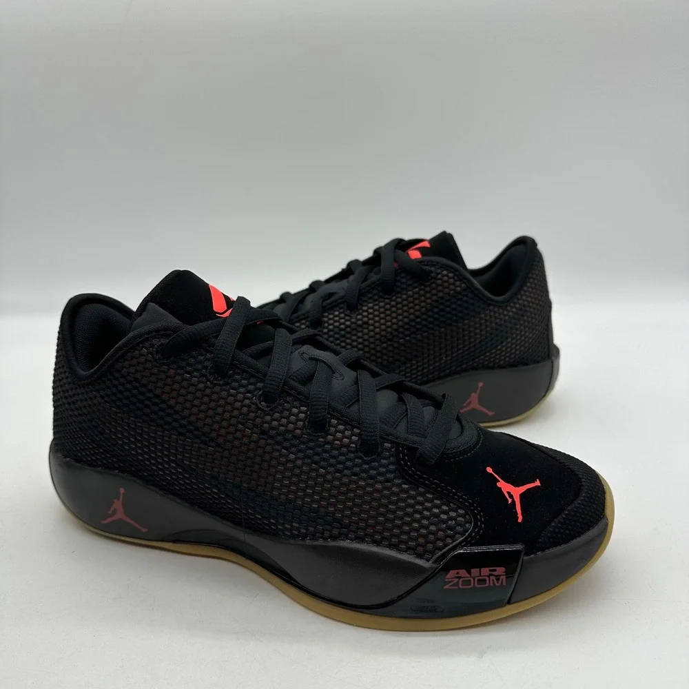 Nike IF1610-003 Mens Size 9 Air Jordan Luka 2 Black Infrared 23 Basketball Shoes